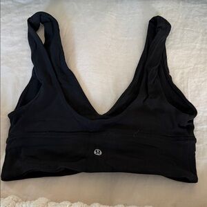lululemon athletica Align V neck Black Sports Bra